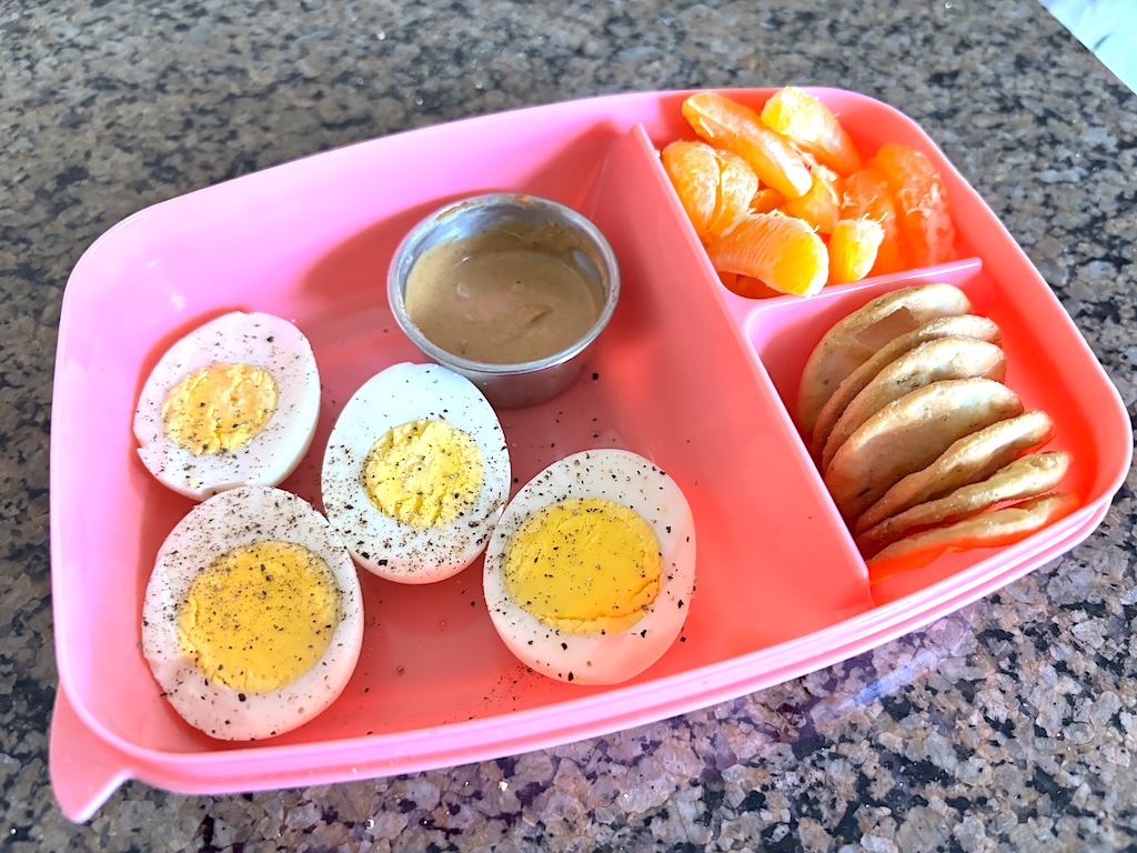 4-Ingredient Hard Boiled Egg Bento Box