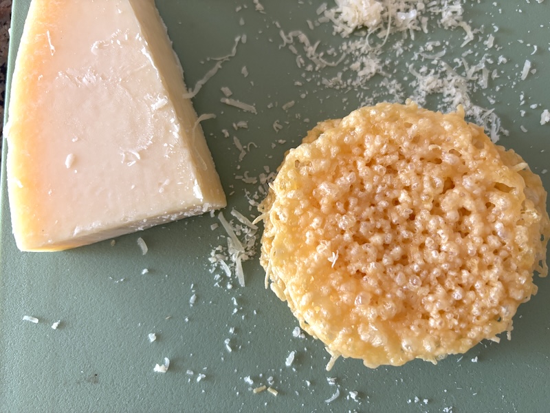 Homemade Baked Cheese Crisps (Made With Just 1 Ingredient!)