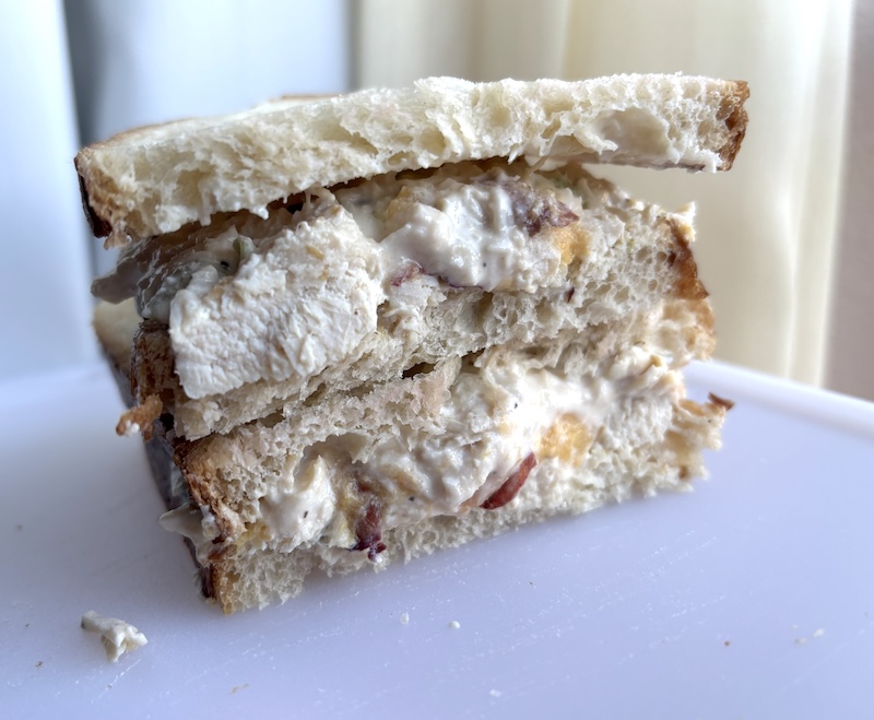 Easy 5-Ingredient Peach Greek Yogurt Chicken Salad