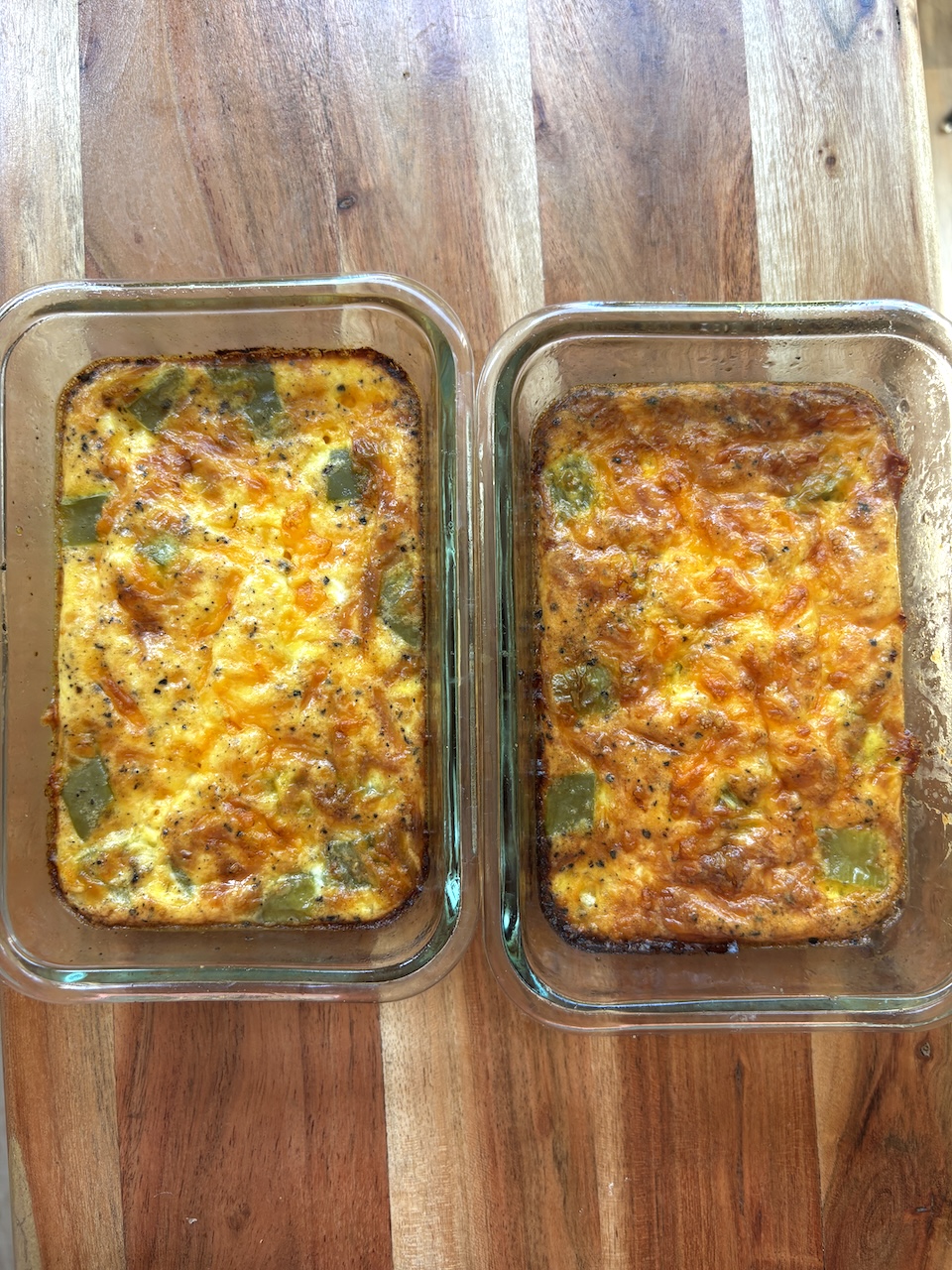 5-Ingredient Baked Egg & Turkey Sausage Cottage Cheese Bowls