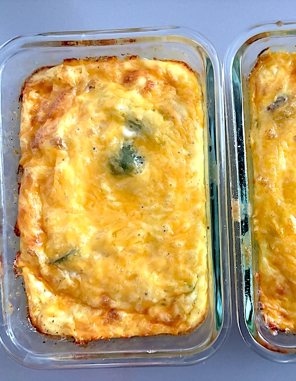 5-Ingredient Baked Egg & Turkey Sausage Cottage Cheese Bowls