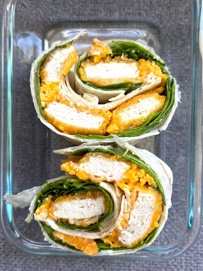 5-Ingredient Chicken Nugget Wraps