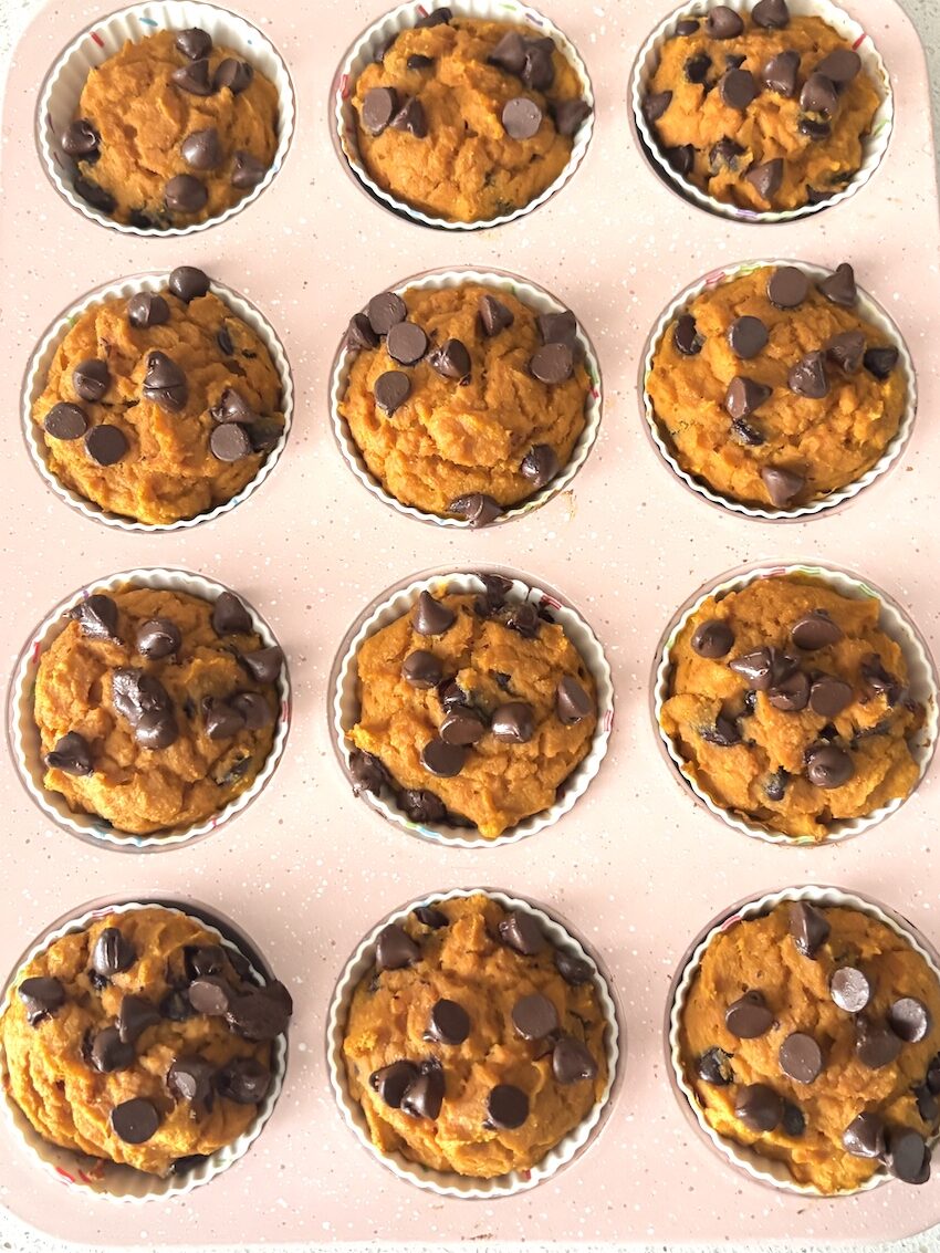 5-Ingredient Pumpkin Protein Pancake Muffins