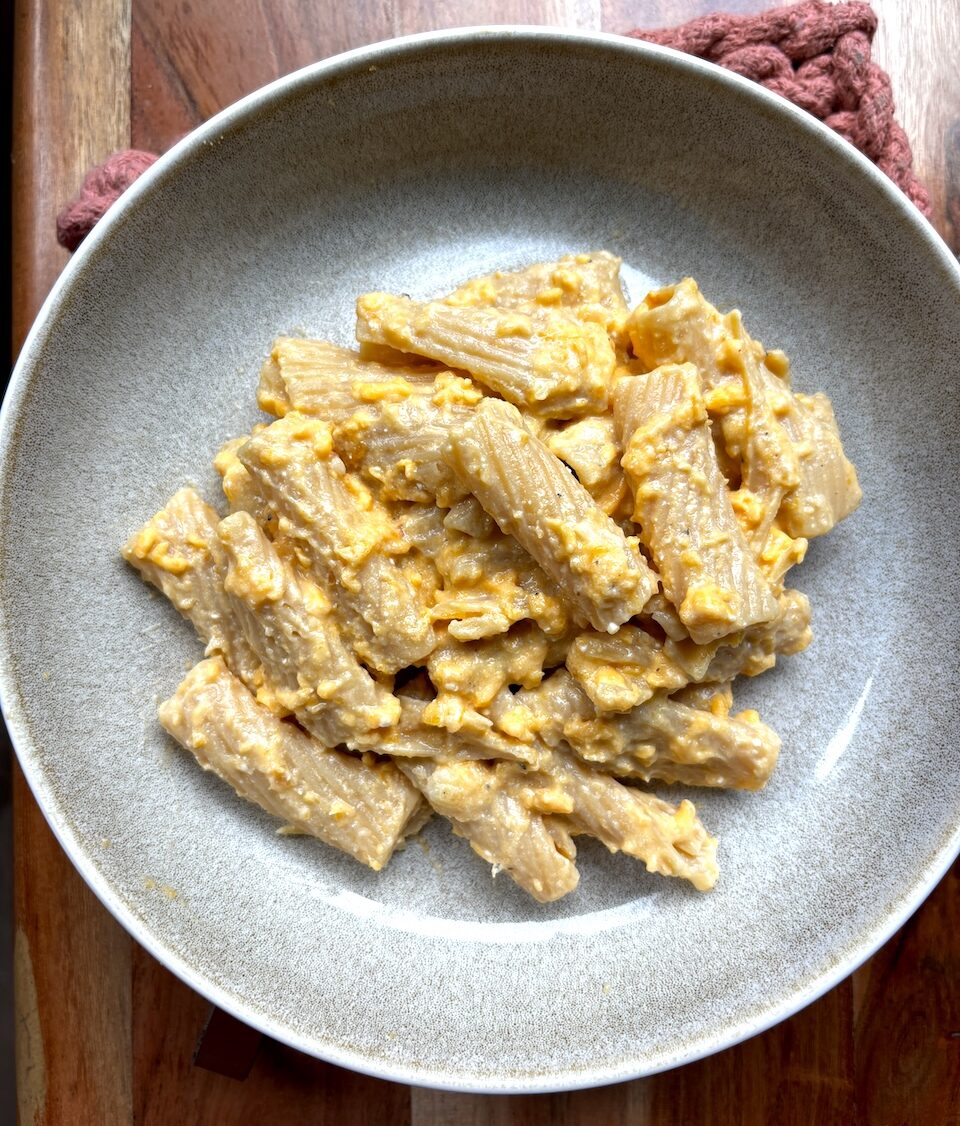 5-Ingredient High Protein Butternut Squash Mac & Cheese